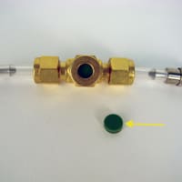 Conjuntos de submuestreo de gas con tapones de silicona de 3/8"