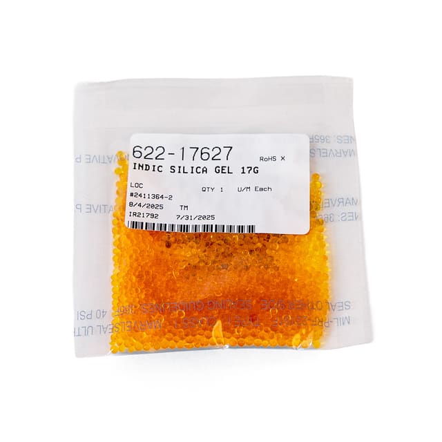 Gel de sílica indicador para analizadores de gases
