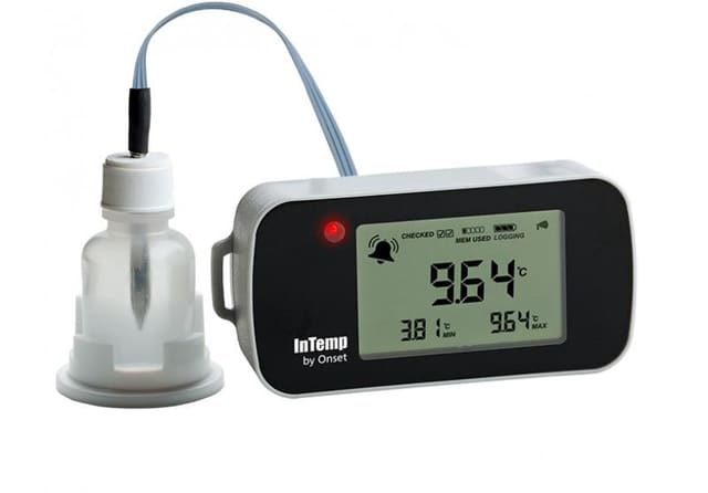 Registrador de datos InTemp VFC Bluetooth (con glicol) - Incluye 3 años de calibración conforme a la normativa ISO 17025