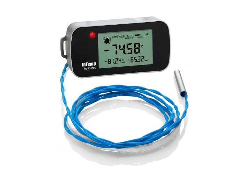Registrador de datos de hielo seco InTemp CX405 RTD