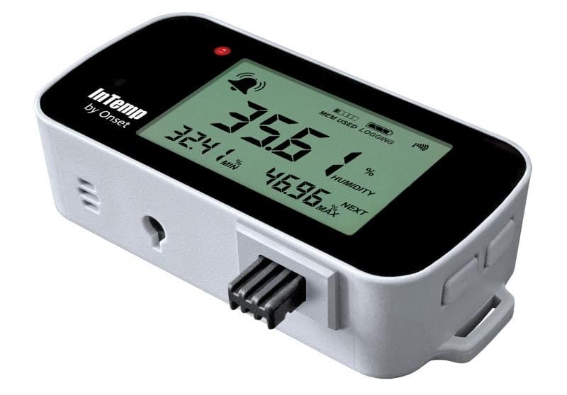 CX450 Registrador de datos InTemp de Temperatura  y Humedad Relativa