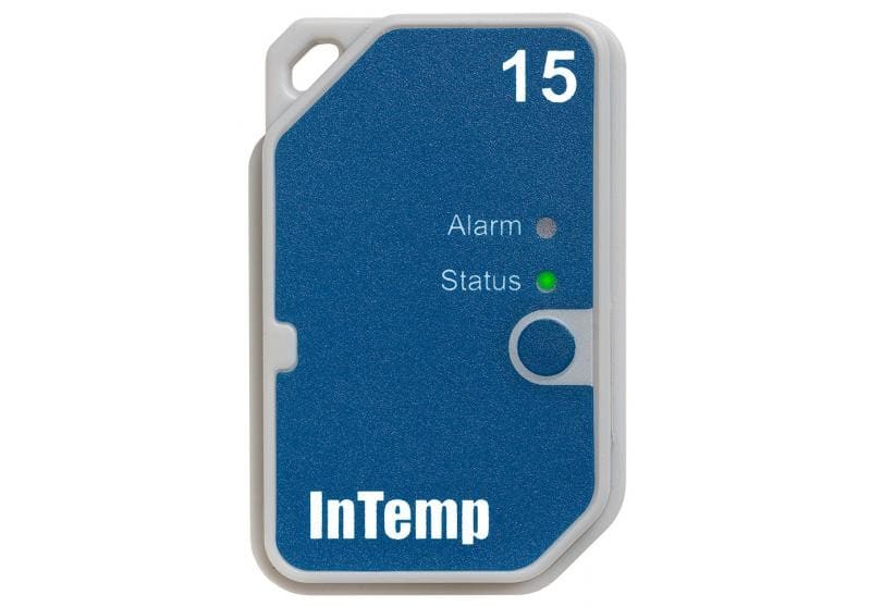 Registrador de datos InTemp Bluetooth de uso único para 15 días