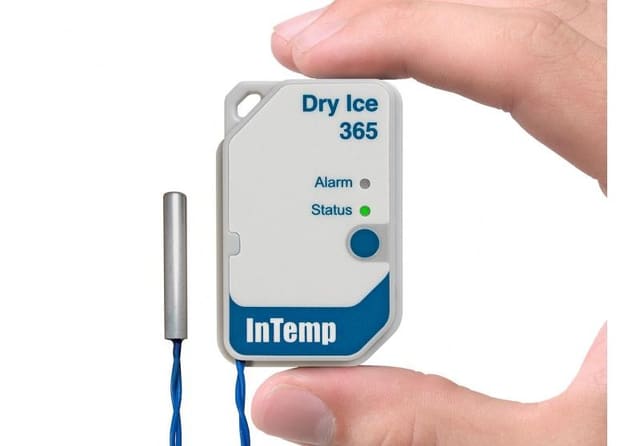 Registrador de Datos InTemp para Hielo Seco