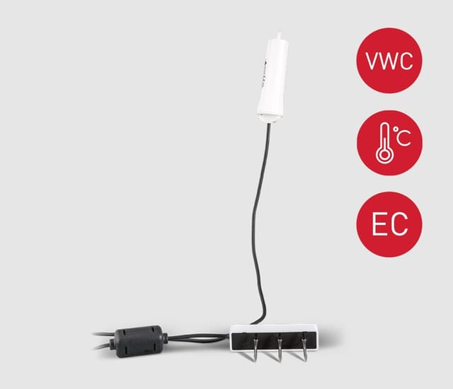 Sensor Inalámbrico de humedad del suelo , CE y temp