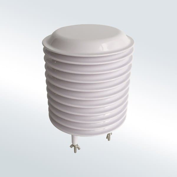 Sensor de CO2 para exteriores con protector contra radiación