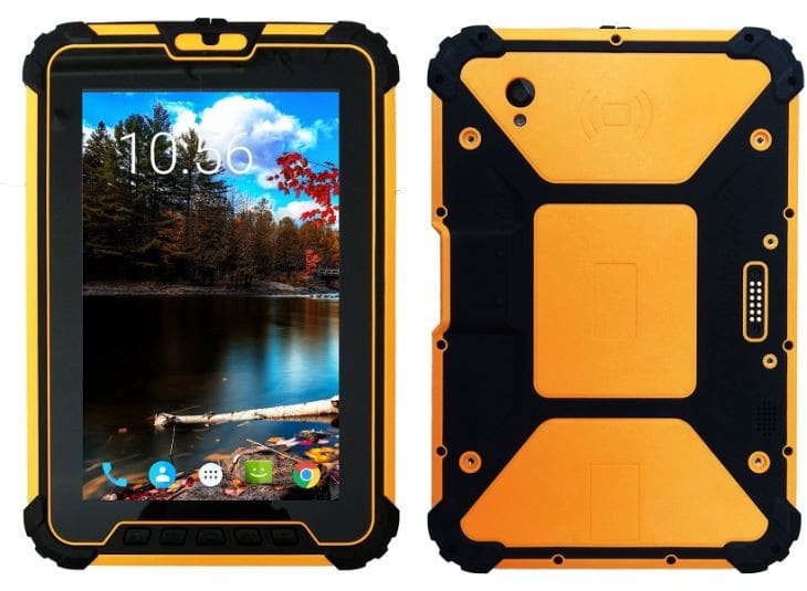 Tablet PC industrial Android 7.1 de 8" con lector RFID