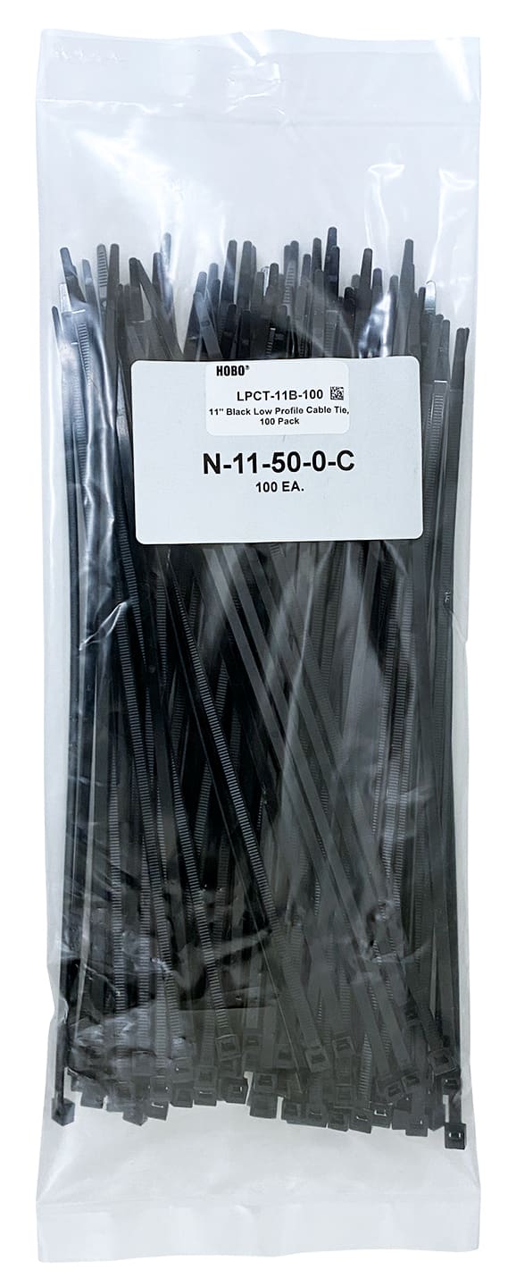 Paquete de abraçadores de cable en línea de 11'' 50 lb.