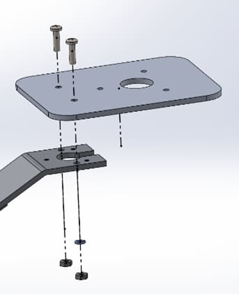 Soporte de tarjeta para sensores de luz LI-COR