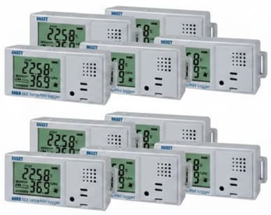 Paquete de registradores de datos inalámbricos de temperatura/HR HOBO MX1101