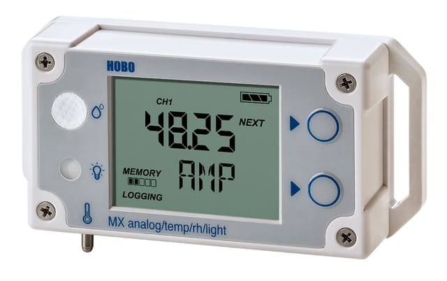 Kit de medidor de temperatura/HR/luz/temperatura externa HOBO.