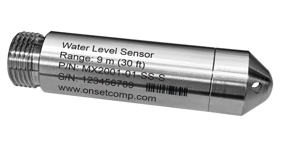 Sensor de nível de água, 9 m (30’), titânio/acetal