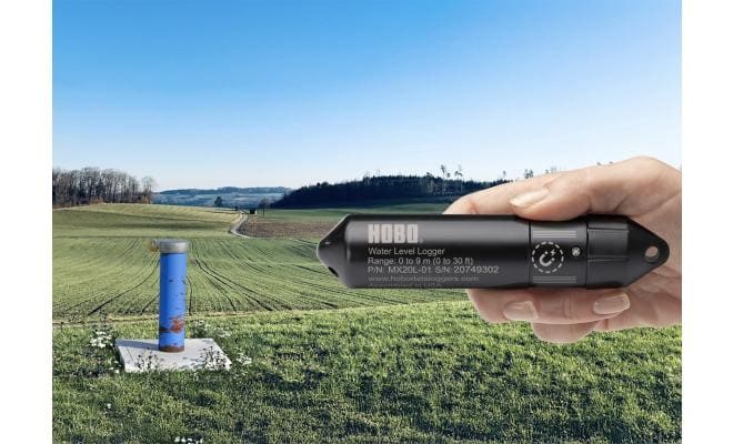 Registrador de Datos HOBO MX para Nivel y Temperatura de Agua