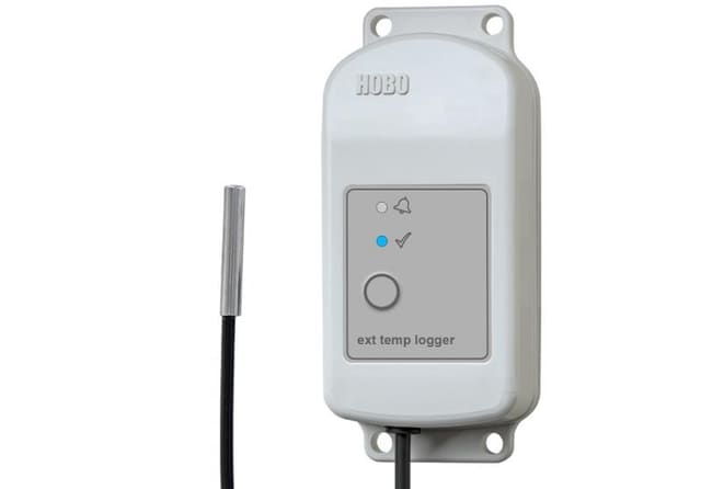 Registrador de datos HOBO con sensor de temperatura externo