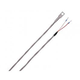 OF3/E Sensor de temperatura de la superficie - Bloque de acero inoxidable con malla de fibra de vidrio/acero inoxidable