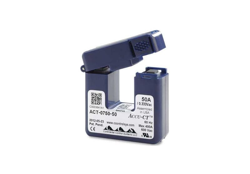 50 Amp Accu-CT Split-Core Current Transformer 333mV Sensor