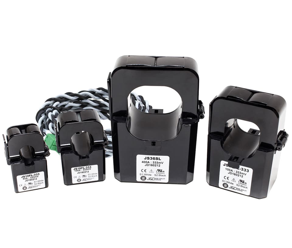 Sensor EG4100 Serie - Termopar de núcleo dividido de 50 A (abertura de 0,39")