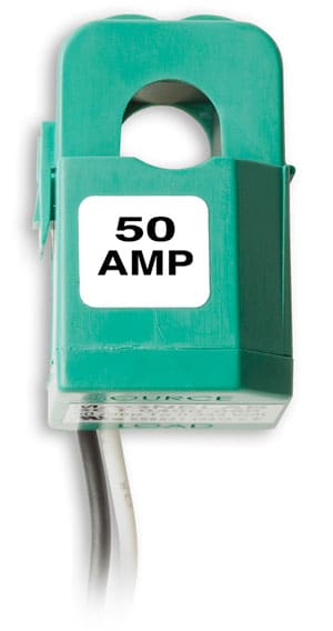 Sensor mini transformador de corrente AC de núcleo dividido de 50 A