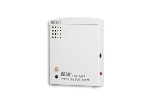 Registrador de datos HOBO de Temp/HR/Luz/Canal Externo